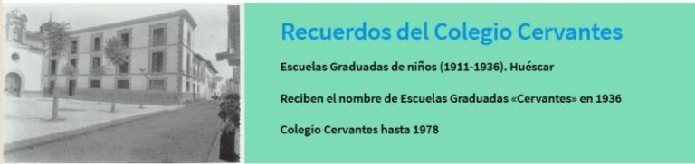 Recuerdos del Colegio Cervantes