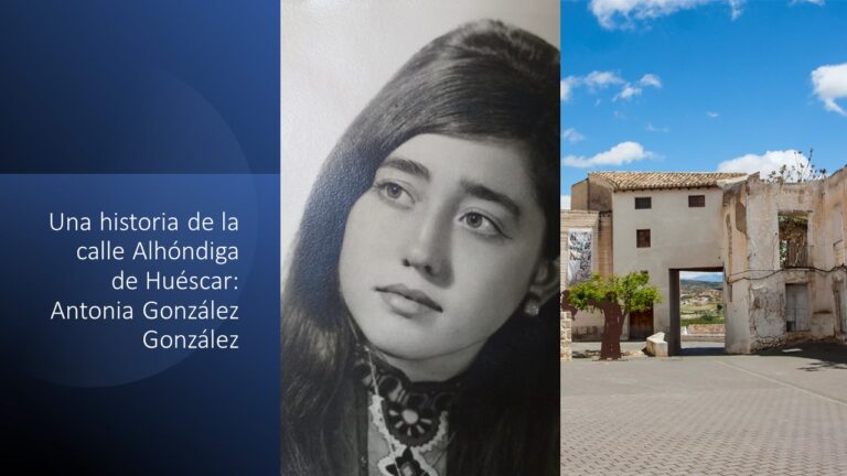 Una historia de la calle Alhóndiga de Huéscar: Antonia González